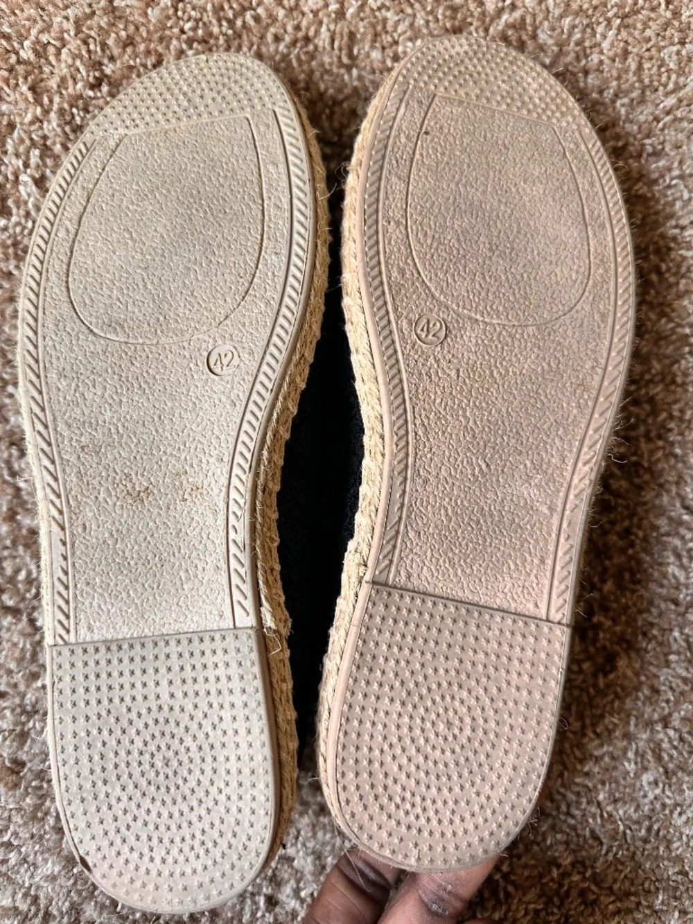 Black espadrille